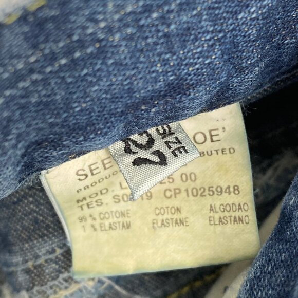 See By Chloe Blue Medium Wash Straight Leg Jeans | Size 27 - Picture 6 of 12